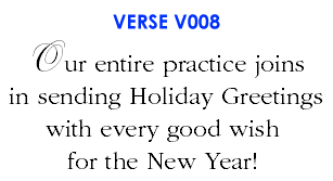 Wishing you the gift of faith the blessing of hope and the peace of His love at Christmas and always. (V008)