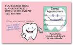 Dental Appointment and Reminder Cards