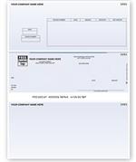 DLM201 Laser Middle Accounts Payable Check Compatible with Sage/Peachtree 8 1/2 x 11