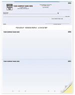 DLT102 Laser Lined Hole Punched Multipurpose Checks 8 1/2 x 11