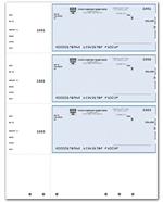 DLW005 Laser Wallet Check, Unlined Hole-Punched 8 1/2 x 11